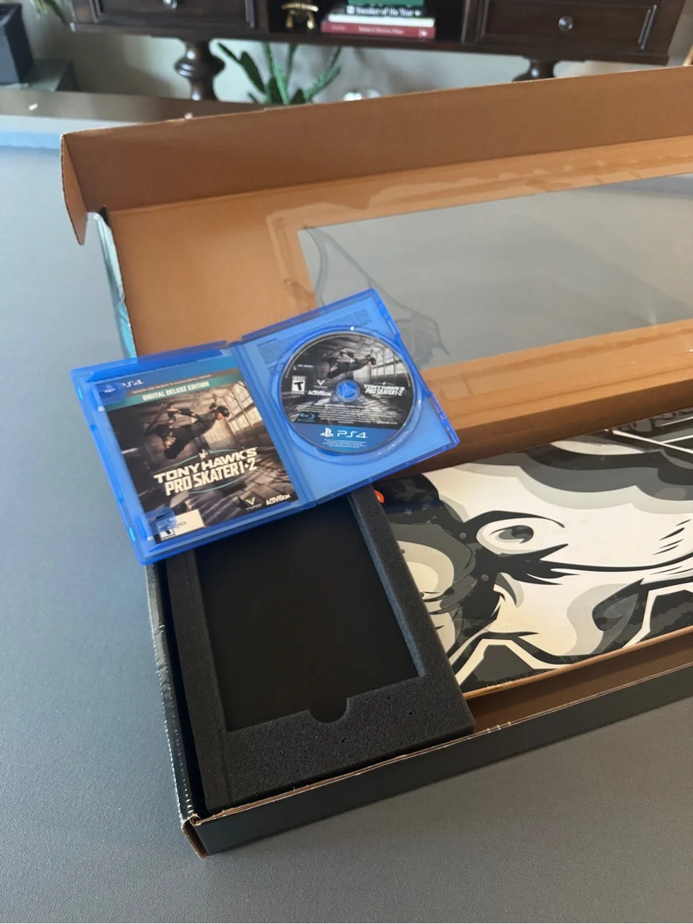 Tony Hawk Collector's Edition Box in Black and Teal Accents